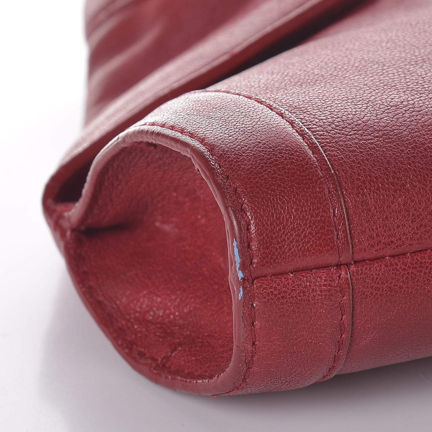 Calfskin De Manta Clutch Red