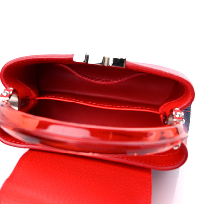 Louis Vuitton Taurillon Ombre Mini Capucines Blue 5 of 8