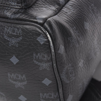 MCM Visetos Medium Sprinkle Stud Stark Backpack Black 13 of 15