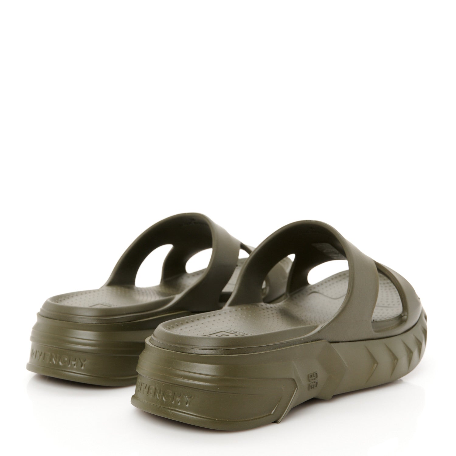 Givenchy Rubber Marshmallow Sandals 36 Green 5 of 10