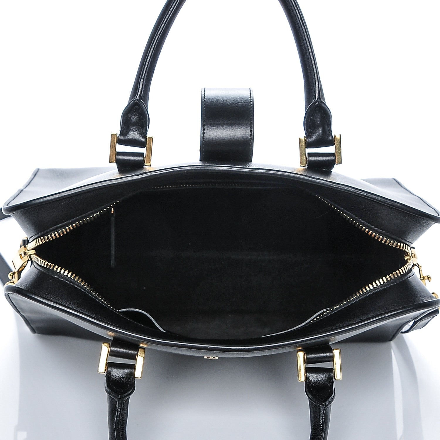 Saint Laurent Calfskin Small Monogram Cabas Black 5 of 6