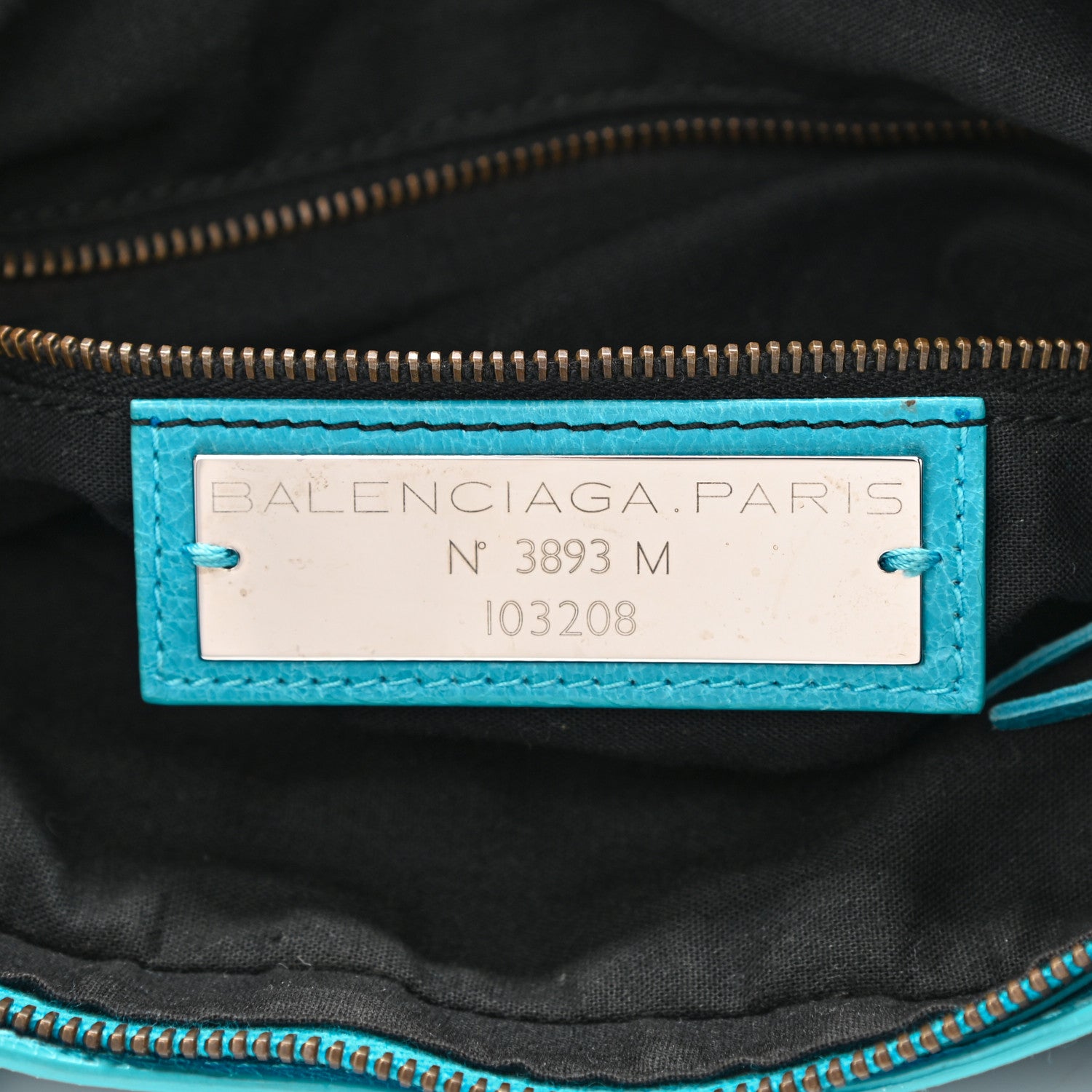 Balenciaga Agneau Classic Hardware First Bleu Paon 7 of 9