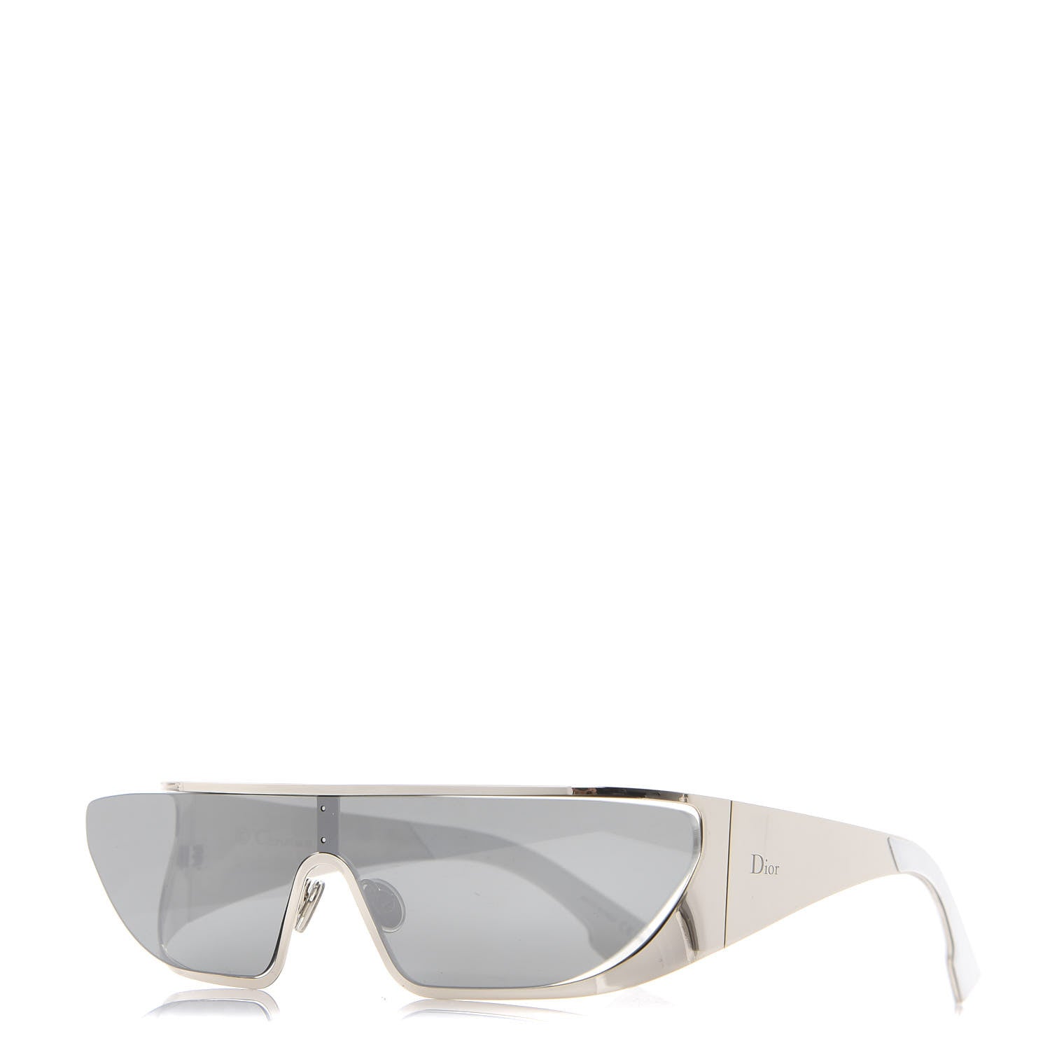Christian Dior X RIHANNA Shield Sunglasses Silver 1 of 8
