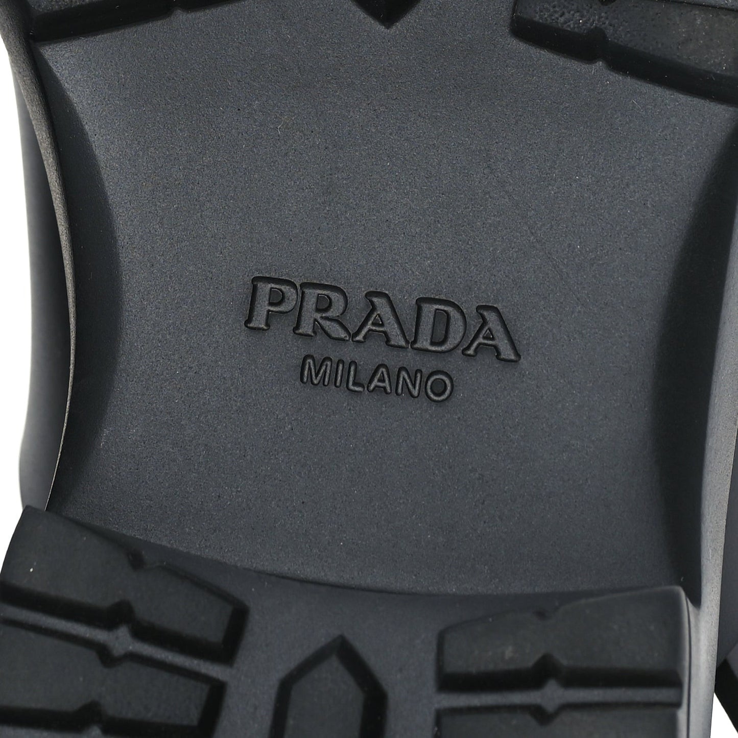Foam Rubber Metal Triangle Logo Monolith 55mm Soft Cage Sandals 38 Black