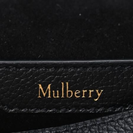 Small Classic Grain Calfskin Small Amberley Satchel Black