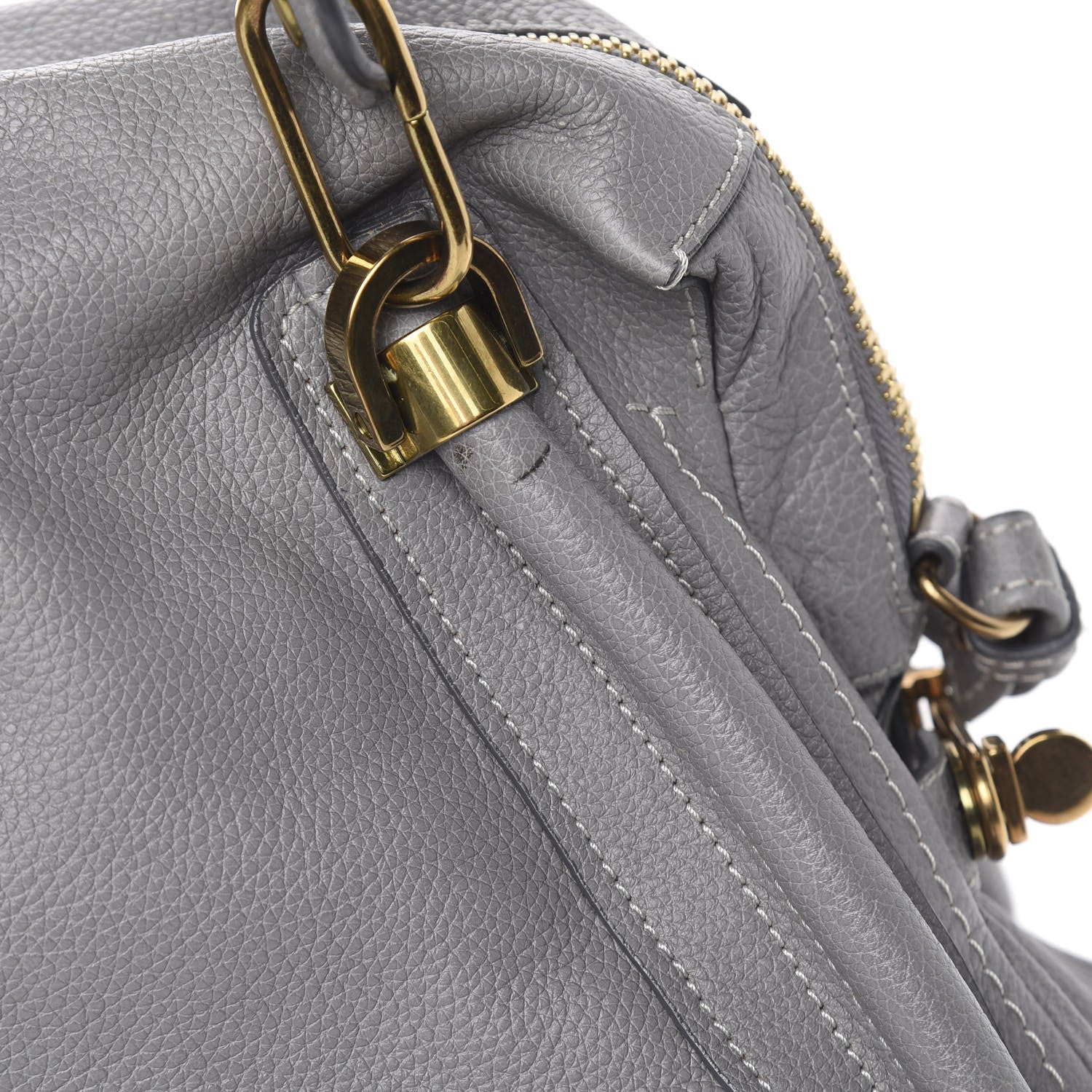 Chloe Calfskin Medium Paraty Cashmere Grey 12 of 16