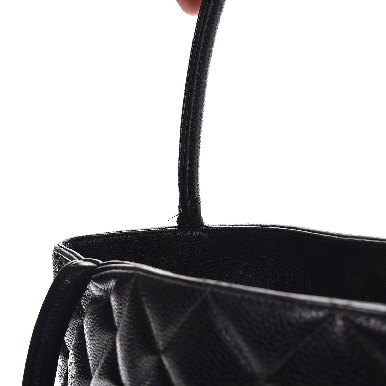 Chanel Caviar Quilted Medallion Tote Black 13 of 16