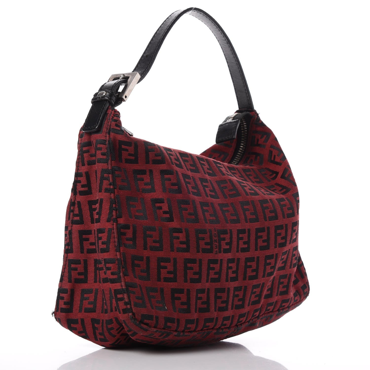 Fendi Zucchino Mini Pochette Red 3 of 7