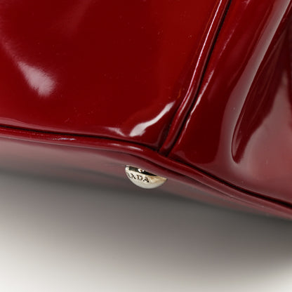 Prada Spazzolato Large Double Zip Tote Rubino 8 of 20