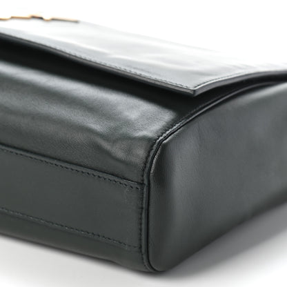 Saint Laurent Smooth Calfskin Suede Medium Reversible Monogram Kate Satchel Olive 8 of 8