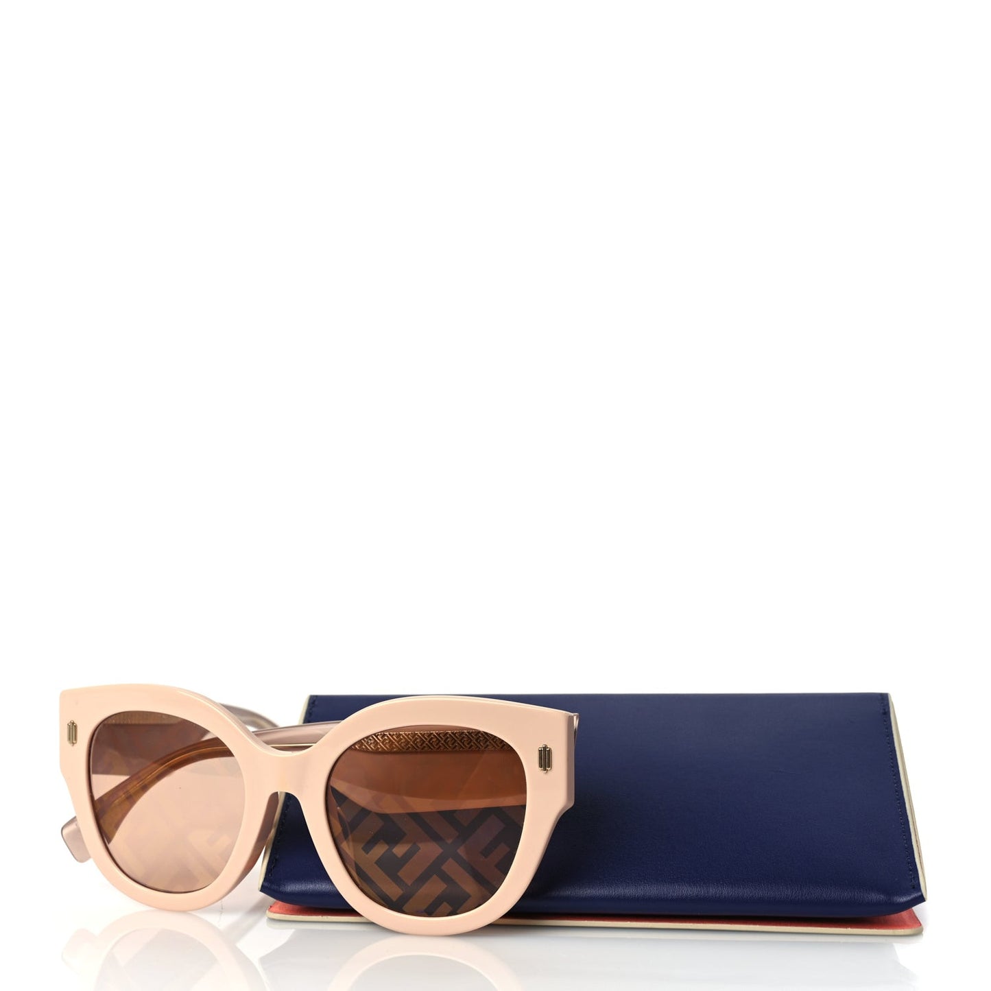 Acetate FF Cat Eye Sunglasses FF0452/F/S Pink