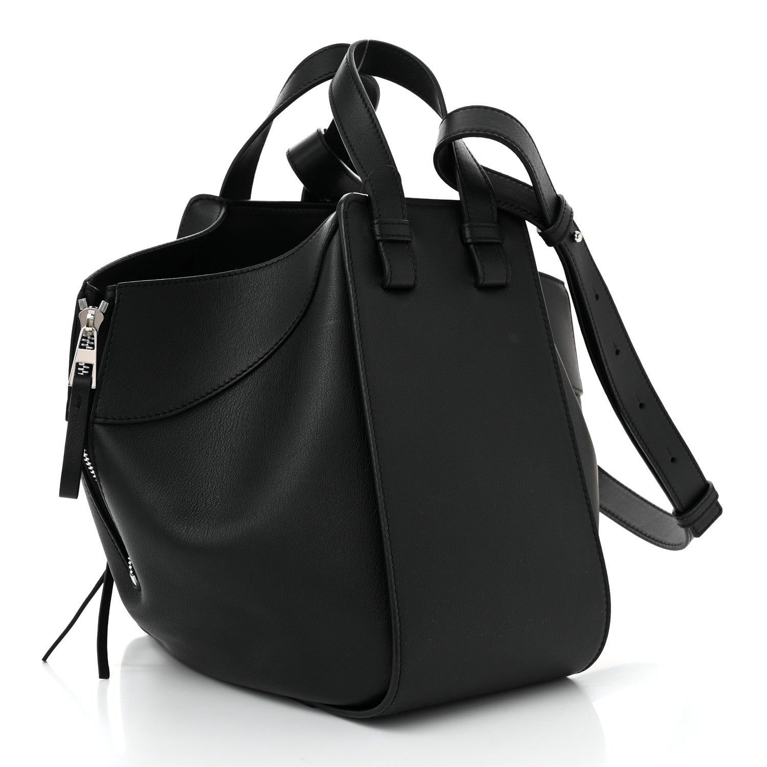 Loewe Calfskin Small Hammock Shoulder Bag Black 2 of 8