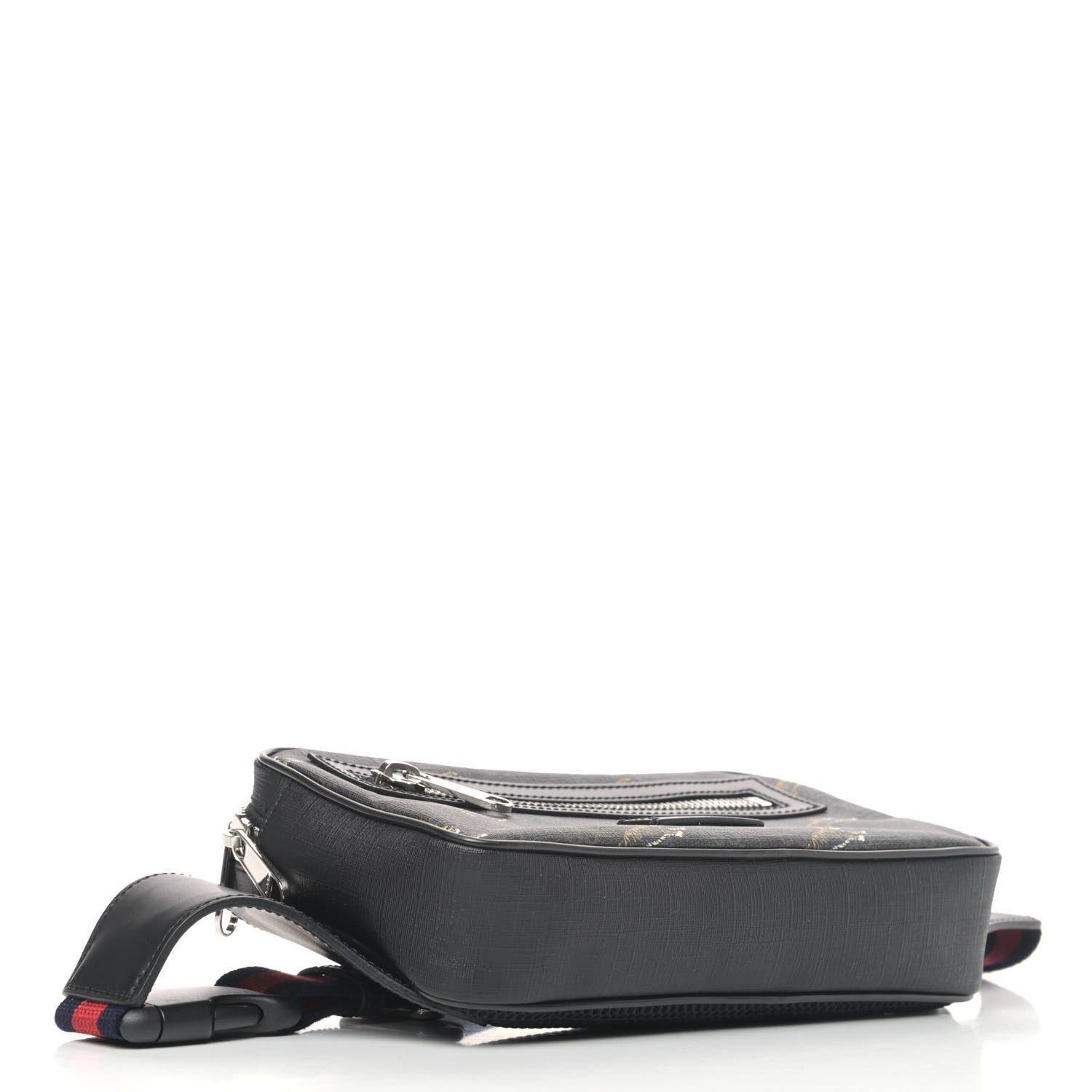 Gucci Soft GG Supreme Monogram Tigers Belt Bag Black Multicolor 3 of 4