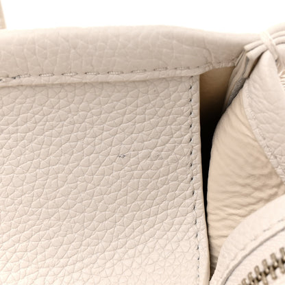 Marc Jacobs Grained Calfskin Medium The Tote Bag Cotton Silver 11 of 15