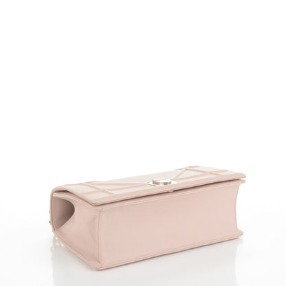 Christian Dior Grained Calfskin Medium Diorama Flap Bag Nude 4 of 9