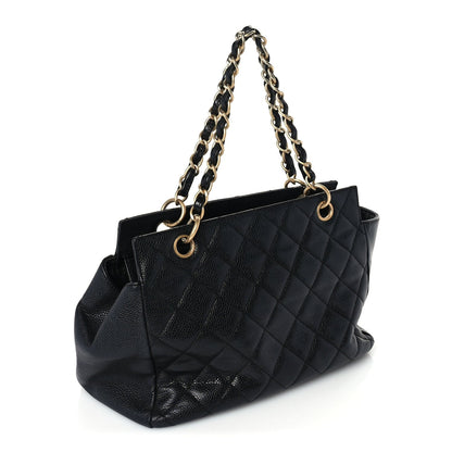 Chanel Caviar Quilted Petit Timeless Tote PTT Black 2 of 9