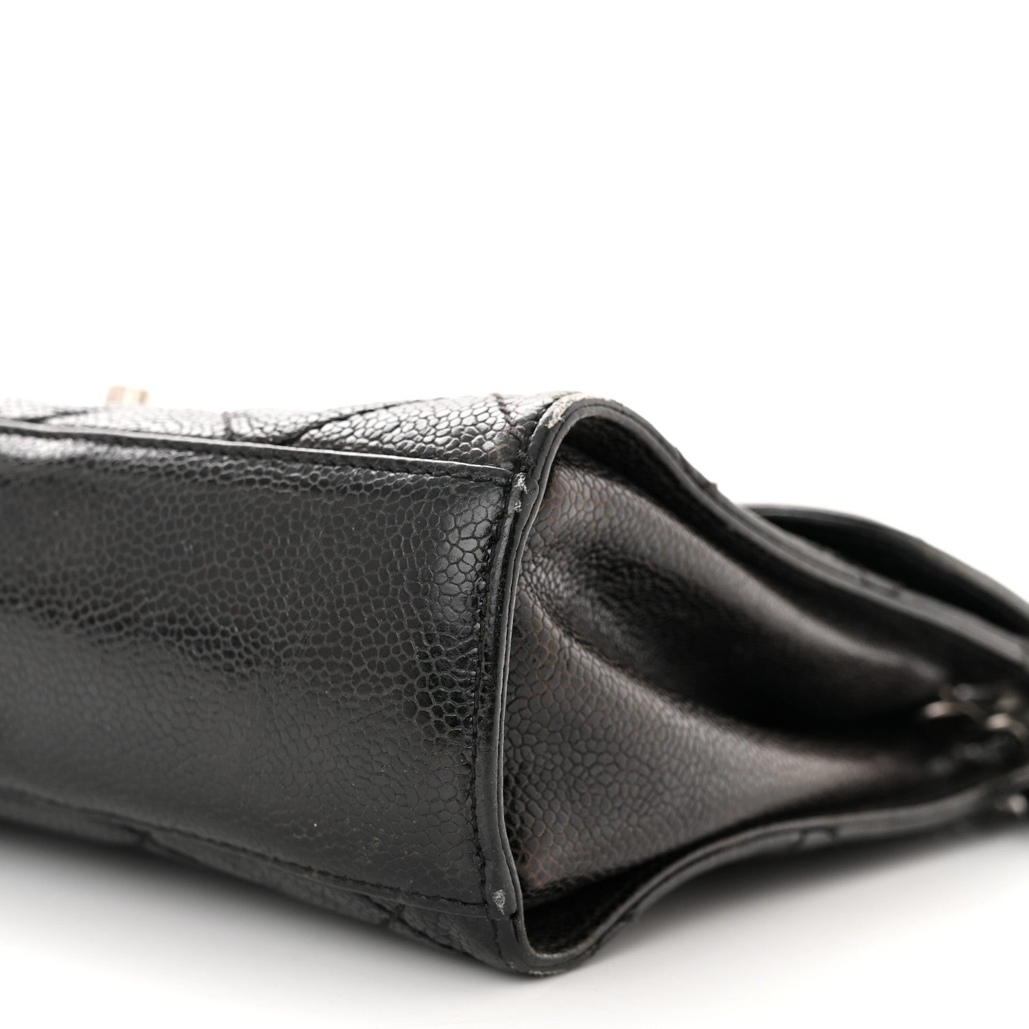 Chanel Crumpled Grained Calfskin Medium CC Crave Flap Black 10 of 14