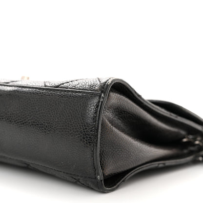 Chanel Crumpled Grained Calfskin Medium CC Crave Flap Black 10 of 14