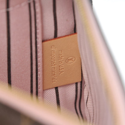 Louis Vuitton Monogram Neverfull MM GM Pochette Rose Ballerine 7 of 8