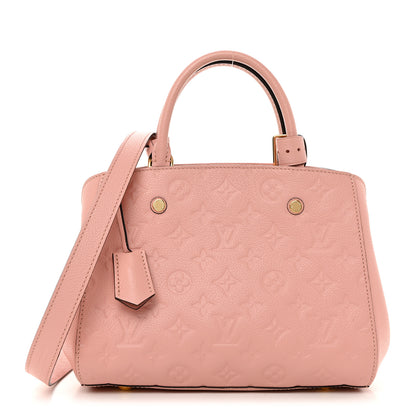 Louis Vuitton LOUIS VUITTON Empreinte Montaigne BB Rose Poudre 1 of 10