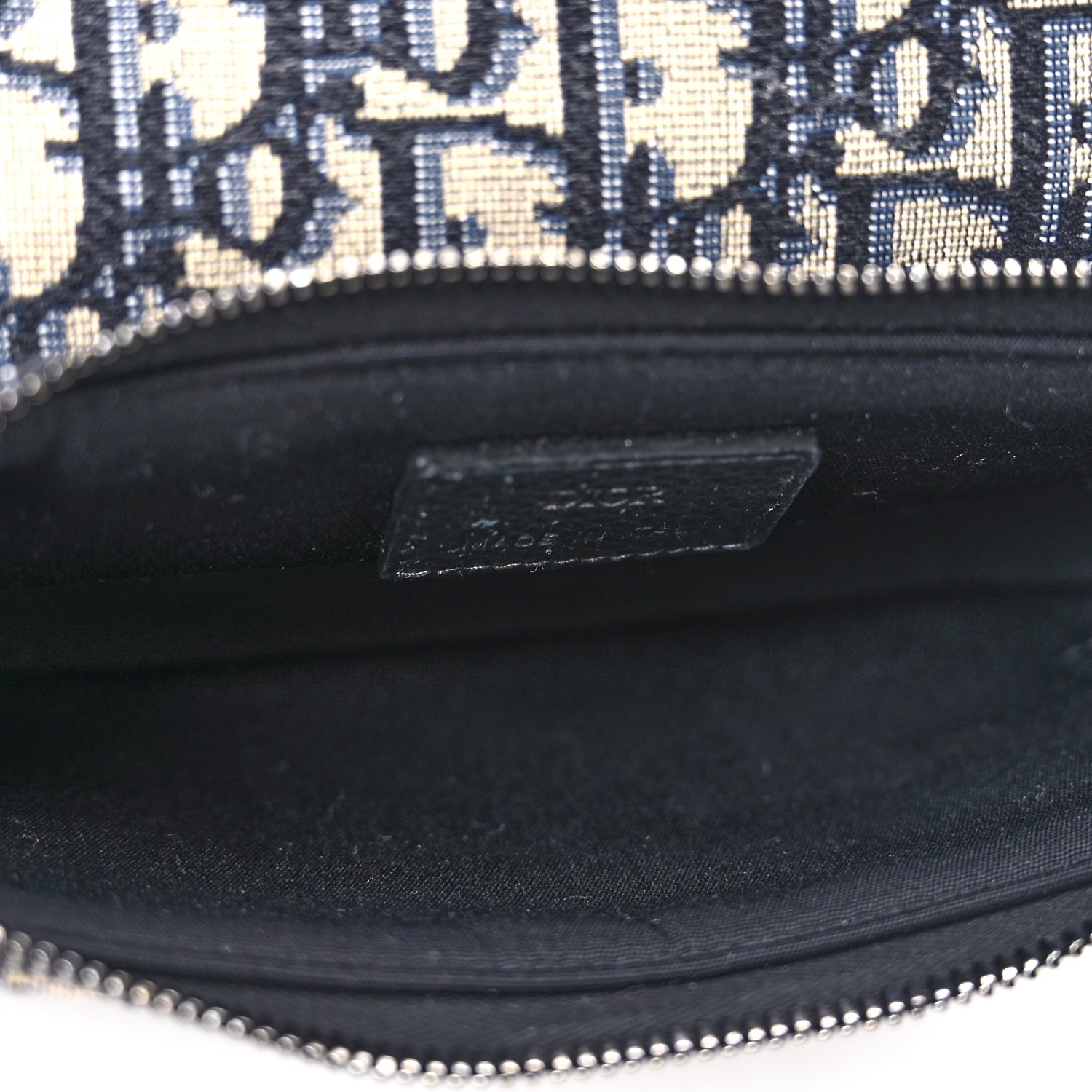 Christian Dior Oblique Arm Pouch Blue 4 of 9