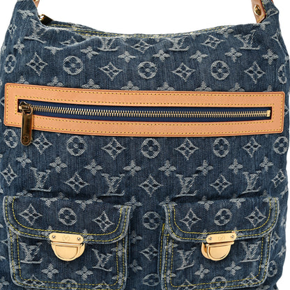 Louis Vuitton Denim Baggy GM Blue 7 of 9