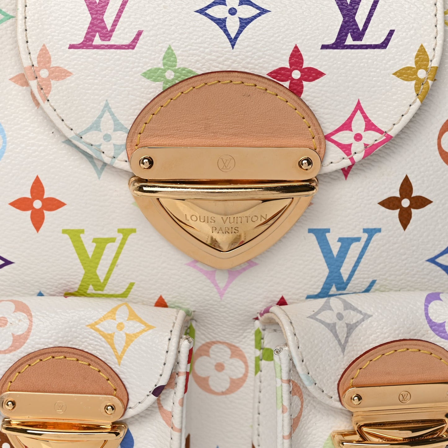 LV X TM Monogram Multicolor Venice Backpack White