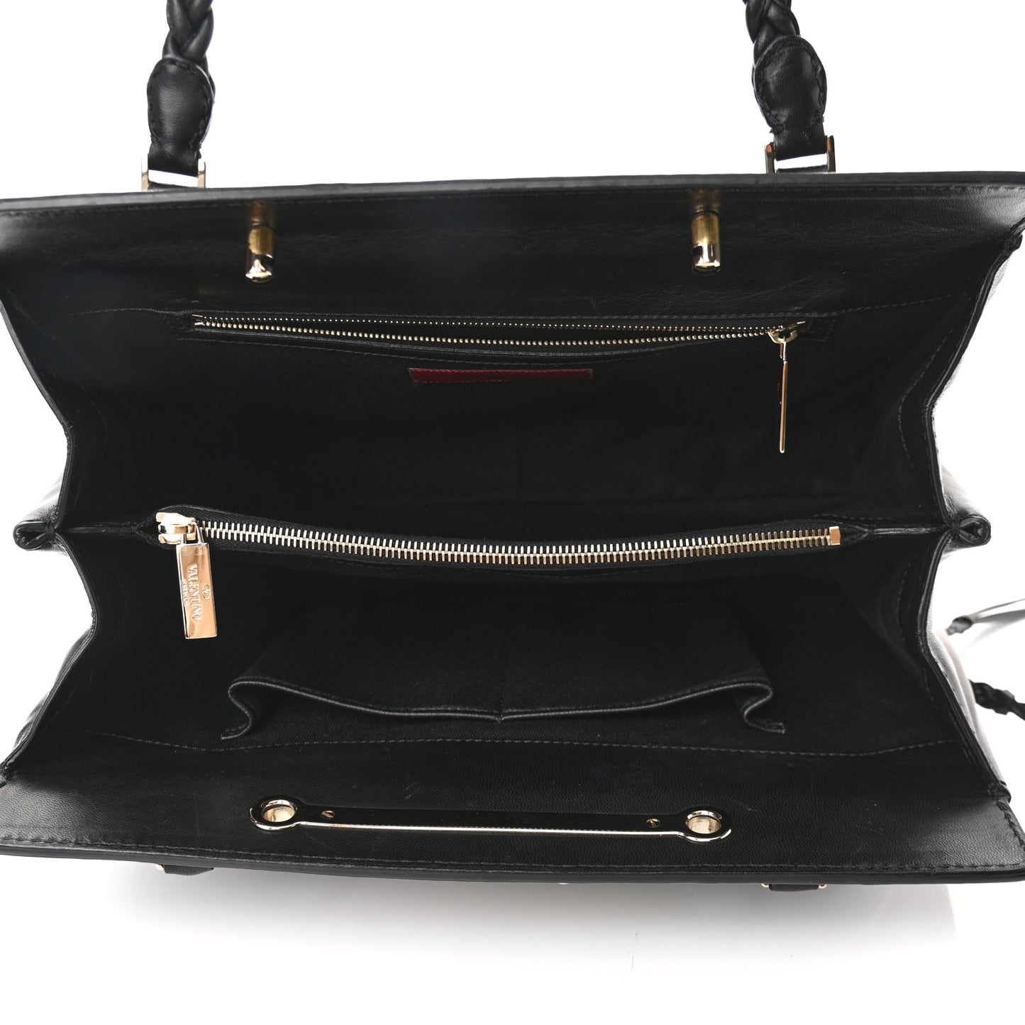 Vitello Lace Demetra Satchel Black