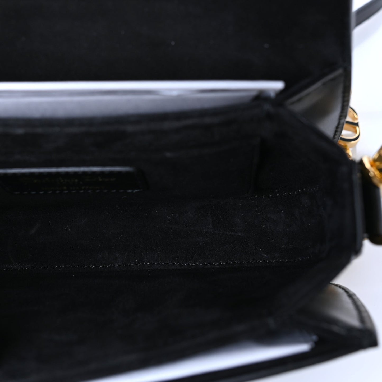 Box Calfskin 30 Montaigne Small Avenue Bag  Black