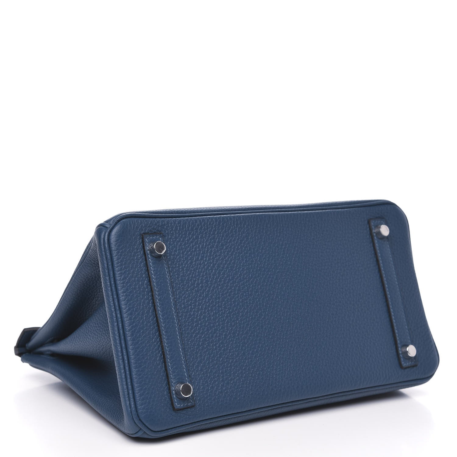 Hermes Taurillon Clemence Birkin 30 Deep Blue 4 of 10