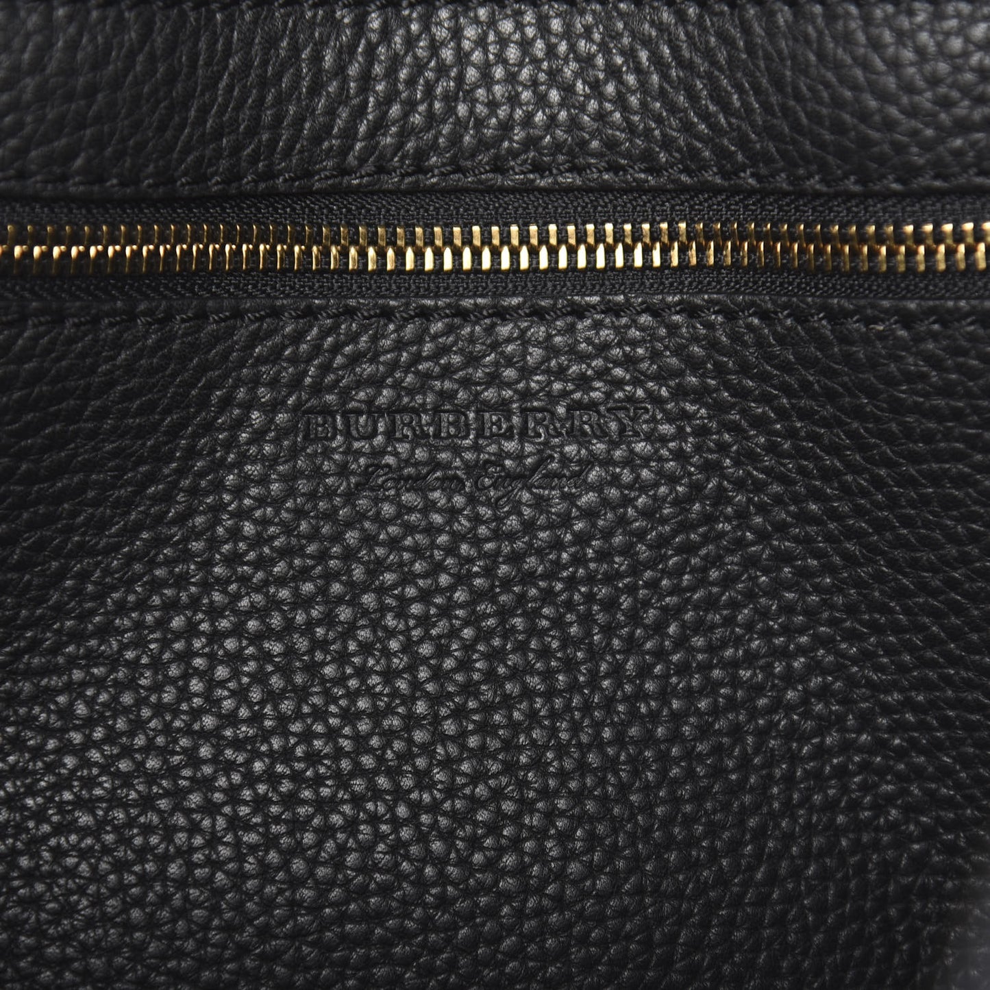 Grainy Calfskin Remington Tote Black