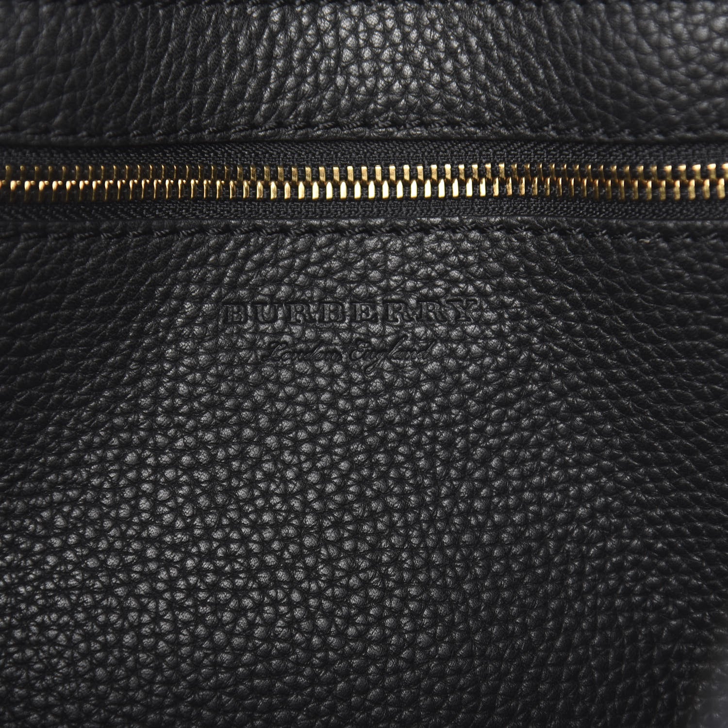Burberry Grainy Calfskin Remington Tote Black 6 of 9