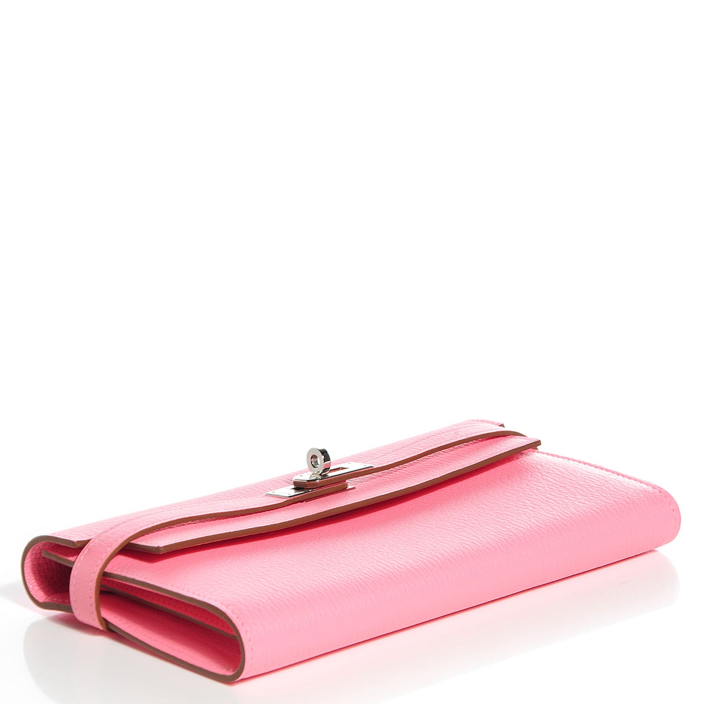 Chevre Mysore Kelly Longue Wallet Rose Confetti