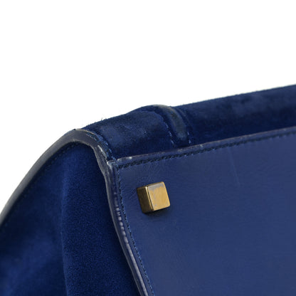 Celine Suede Medium Phantom Luggage Royal Blue 10 of 32