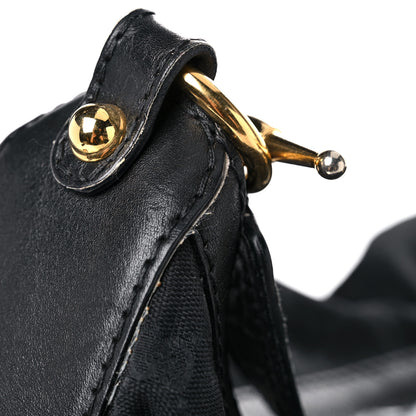 Gucci Monogram Large Jockey Hobo Black 18 of 25
