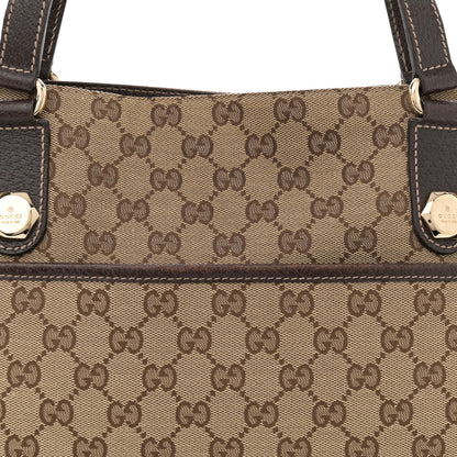 Gucci Monogram Medium Charmy Shoulder Bag Brown 8 of 11