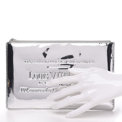Louis Vuitton Monogram Miroir Inventeur Pochette Plat Silver 2 of 6