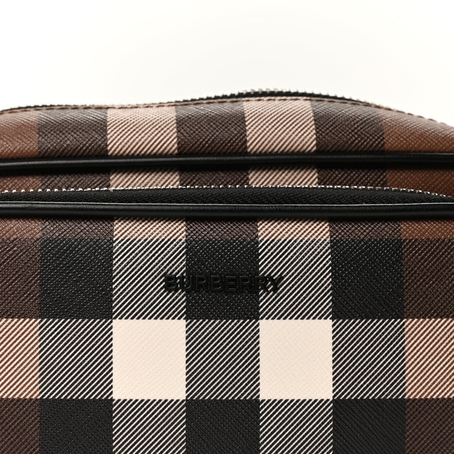 Canvas Check Paddy Messenger  Birch Brown