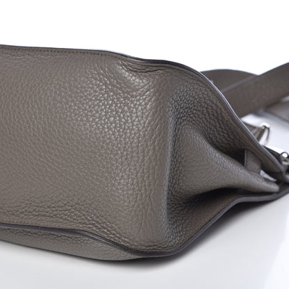 Hermes Taurillon Clemence Jypsiere 31 Etain 9 of 11