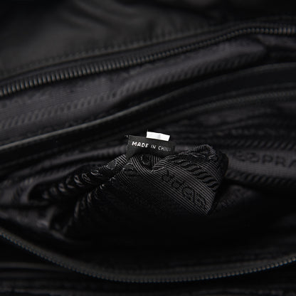 Prada Tessuto Nylon Saffiano Tote Black 5 of 8