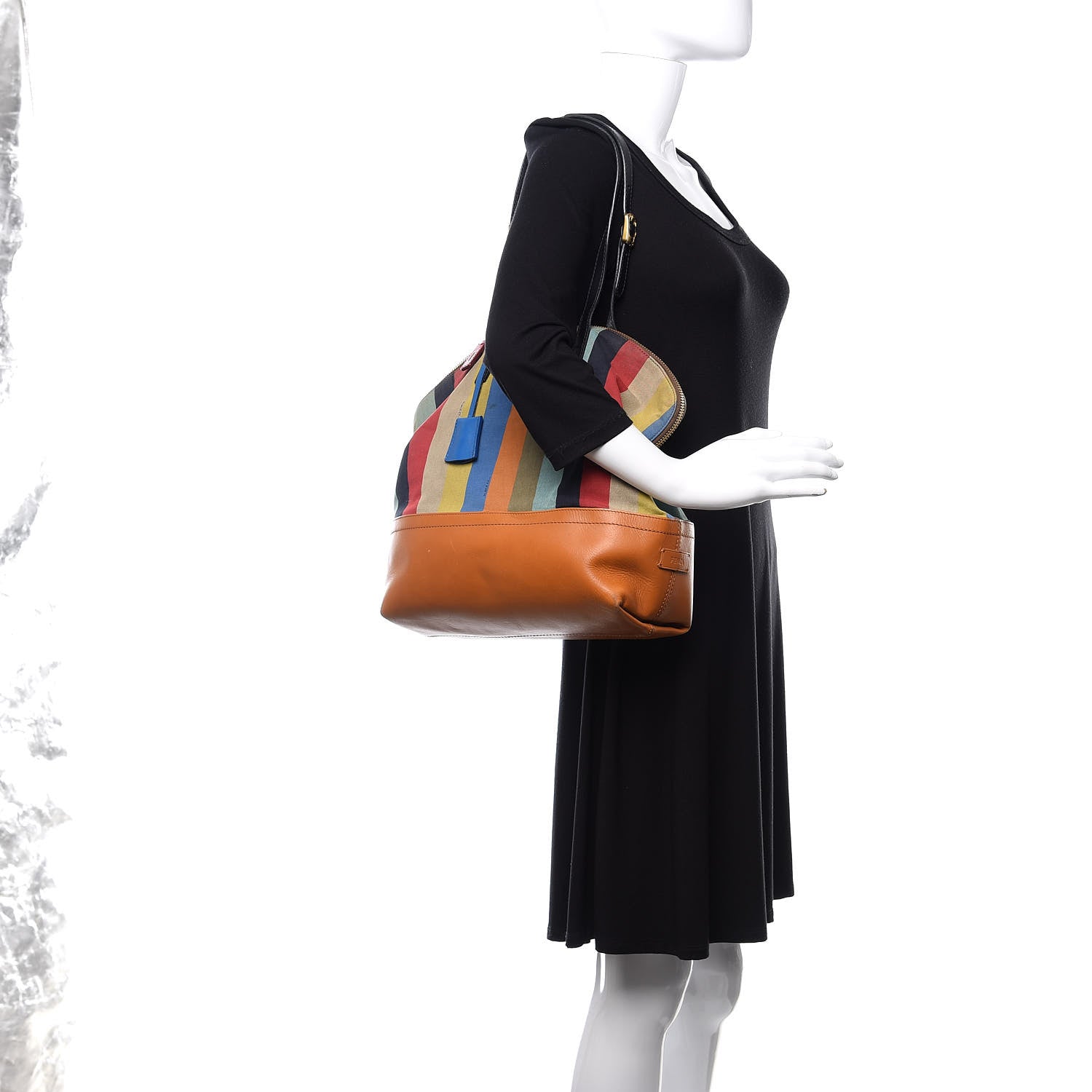 Fendi Pequin Striped 2Bag Multicolor 2 of 13