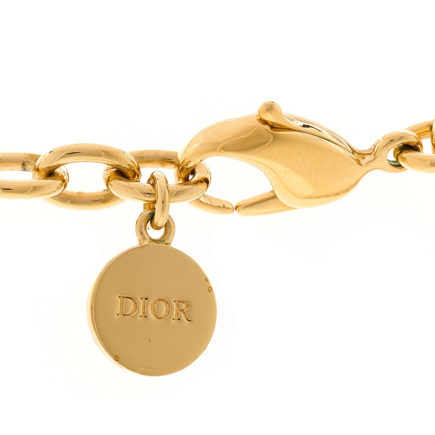 Metal Danseuse Etoile Chain Choker Necklace Gold