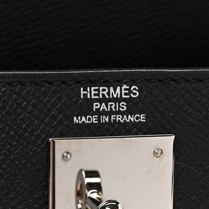 Hermes Epsom Kelly Sellier 28 Black 6 of 9