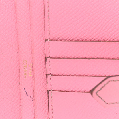 Hermes Epsom Bearn Compact Wallet Rose Confetti 4 of 6