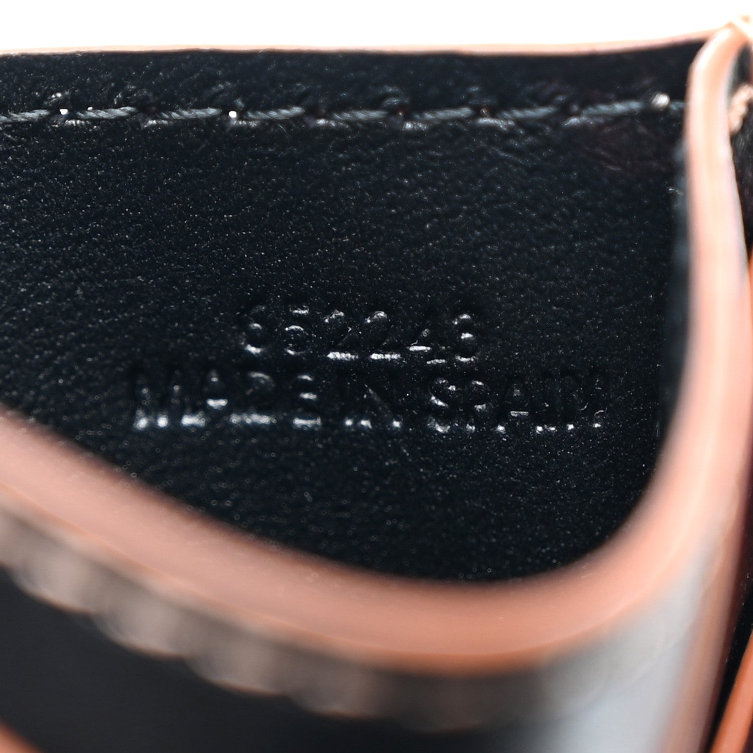 Loewe Calfskin Puzzle Card Holder Black 7 of 8