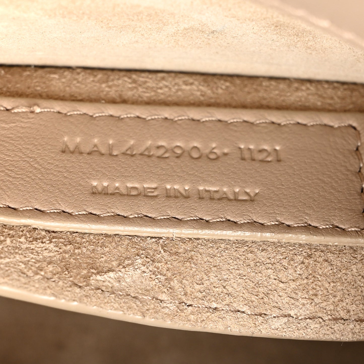 Calfskin Medium Monogram Sunset Dark Beige
