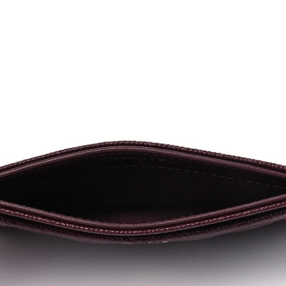 Chanel Caviar Quilted Card Holder Burgundy 4 of 4