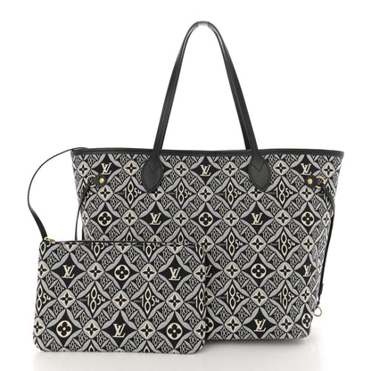 Louis Vuitton Jacquard Since 1854 Neverfull MM Grey 3 of 10