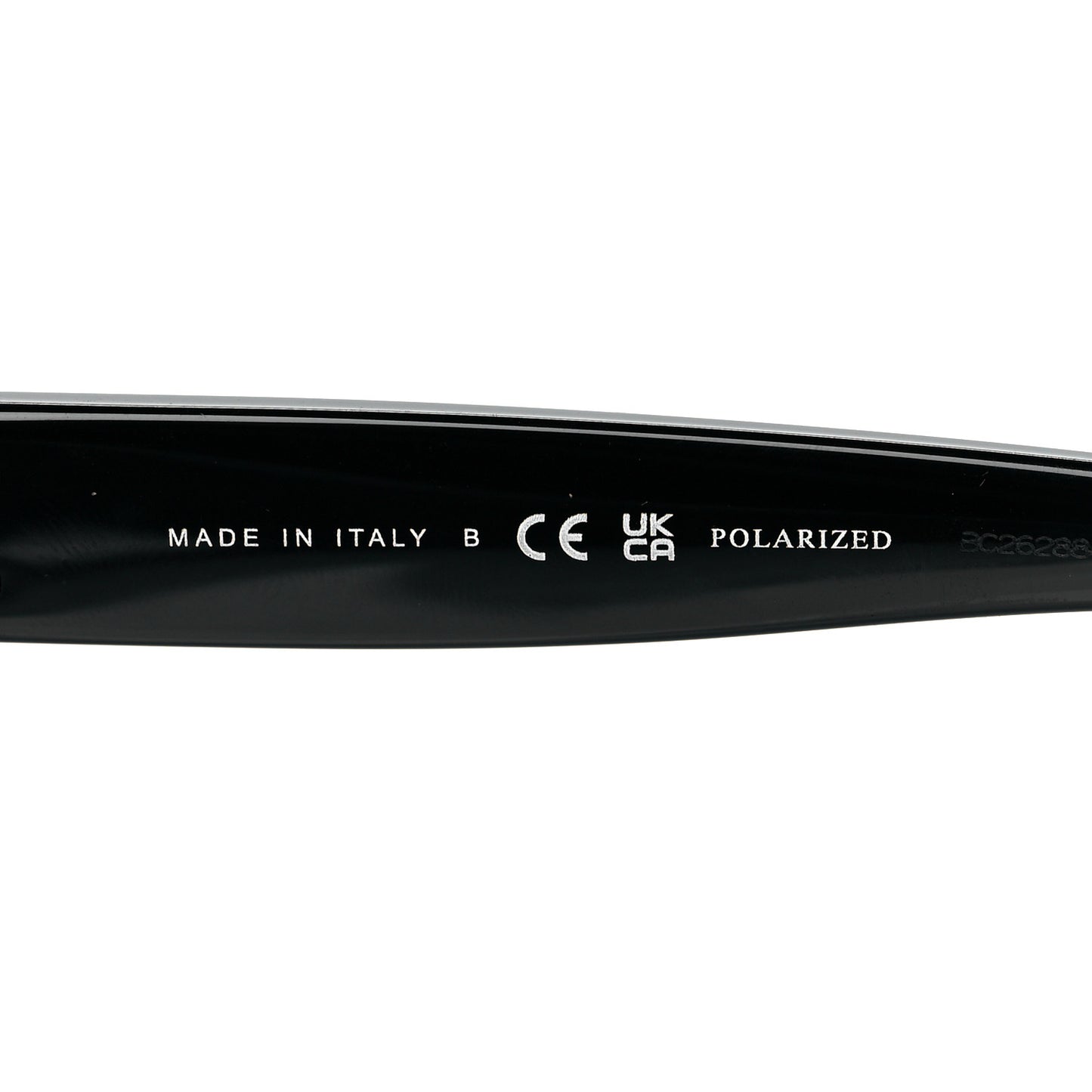 Acetate Strass Polarized Pilot Sunglasses 5467-B Black