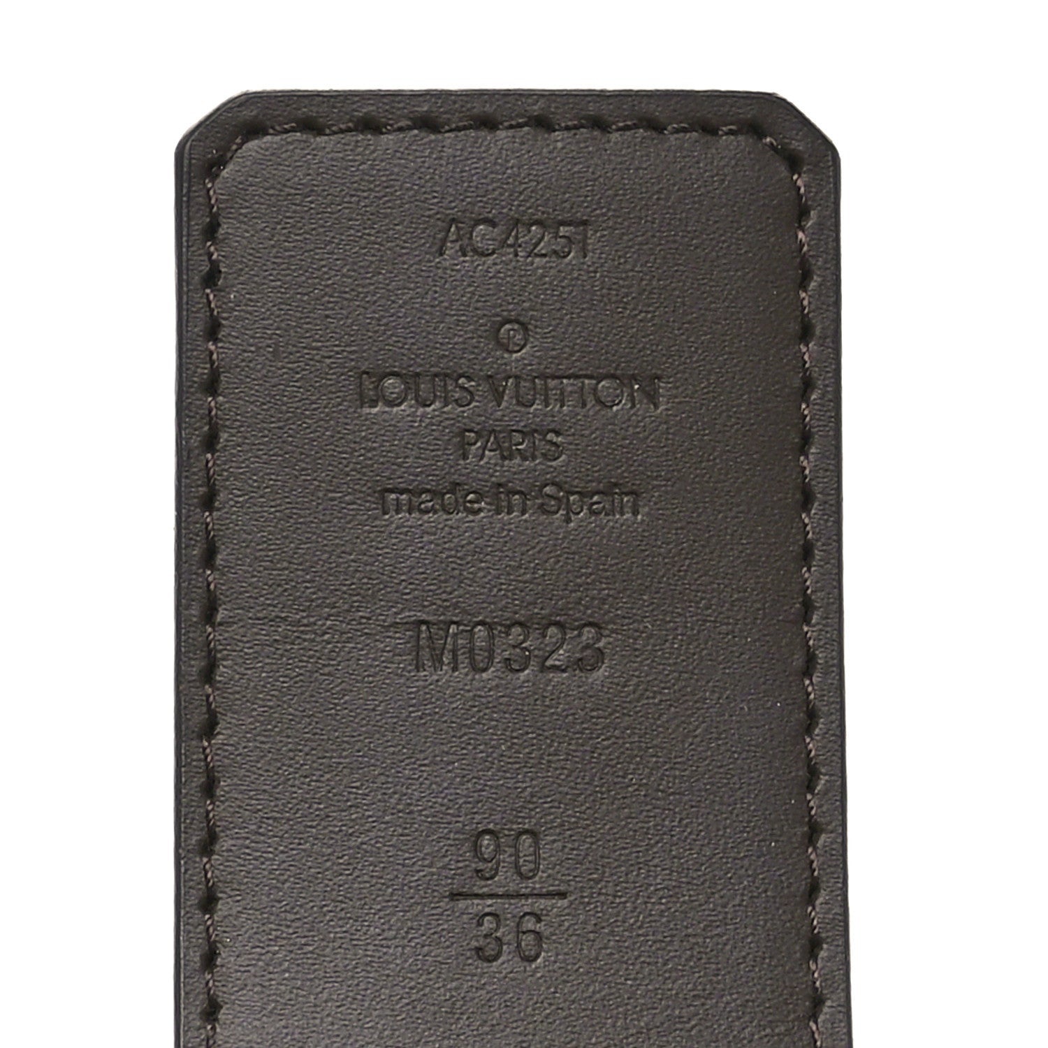 Louis Vuitton Calfskin Monogram 20mm LV Iconic Reversible Belt 90 36 Brown 3 of 5